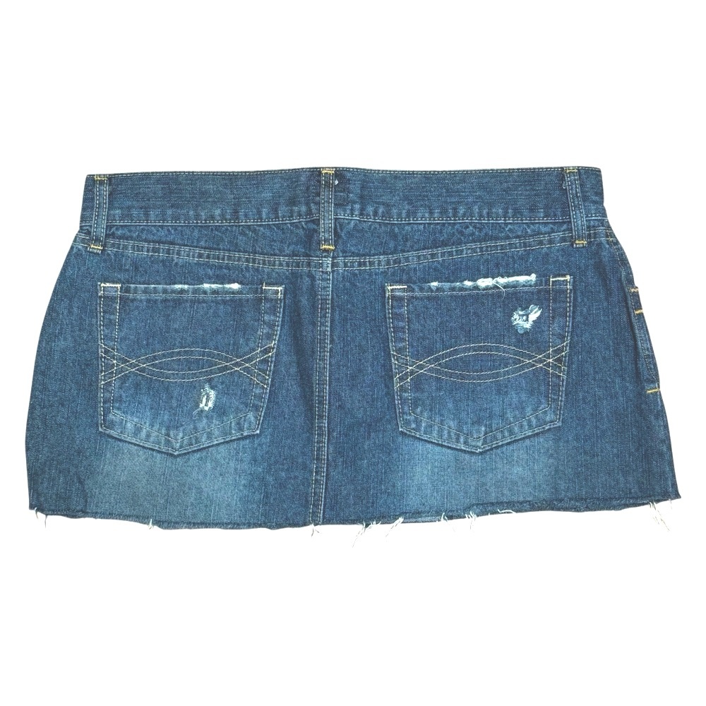 Abercrombie & Fitch Y2K Low Rise Denim Mini Skirt